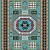 Machine made carpet, tribal pattern, code AB081