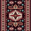 Machine made carpet, tribal pattern, code AB082