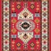 Machine made carpet, tribal pattern, code AB084