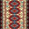 Machine made carpet, tribal pattern, code AB091