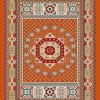 Machine made carpet, tribal pattern, code AB093