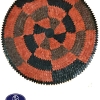 Toos Mashhad leather and skin rug, code 14