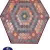 Toos Mashhad leather and skin rug, code 17