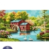 1200reeds tableau rug, 50*100 centimeters, code 2071T