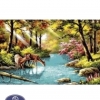 1200reeds tableau rug, 50*100 centimeters, code 2136T