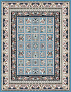فرش-1200-شانه-1205-آبی