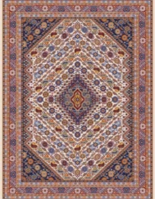 Bidjar carpet, code 960 17, cream