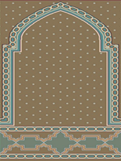 prayer carpet, Roya pattern, red